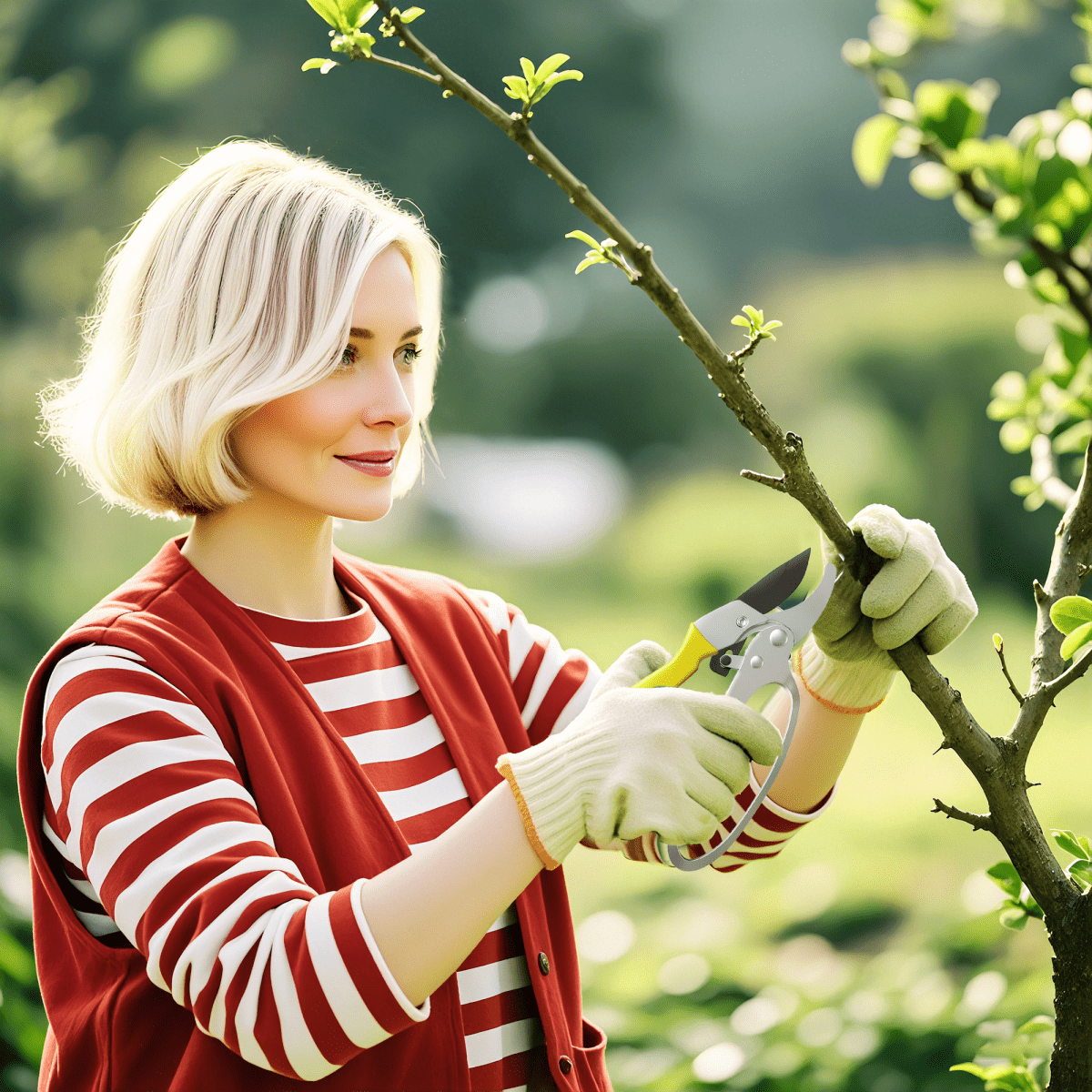 Outsunny 8" Heavy - Duty Pruning Shears - Precision SK5 Blade for Effortless Cuts - plants - express.com