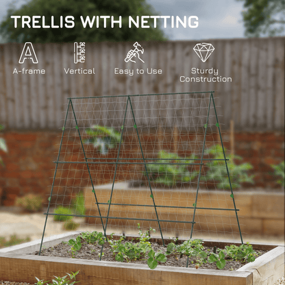 Outsunny A - Frame Garden Trellis - Ultimate Support for Climbing Plants! - plants - express.com