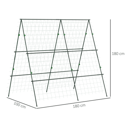 Outsunny A - Frame Garden Trellis - Ultimate Support for Climbing Plants! - plants - express.com