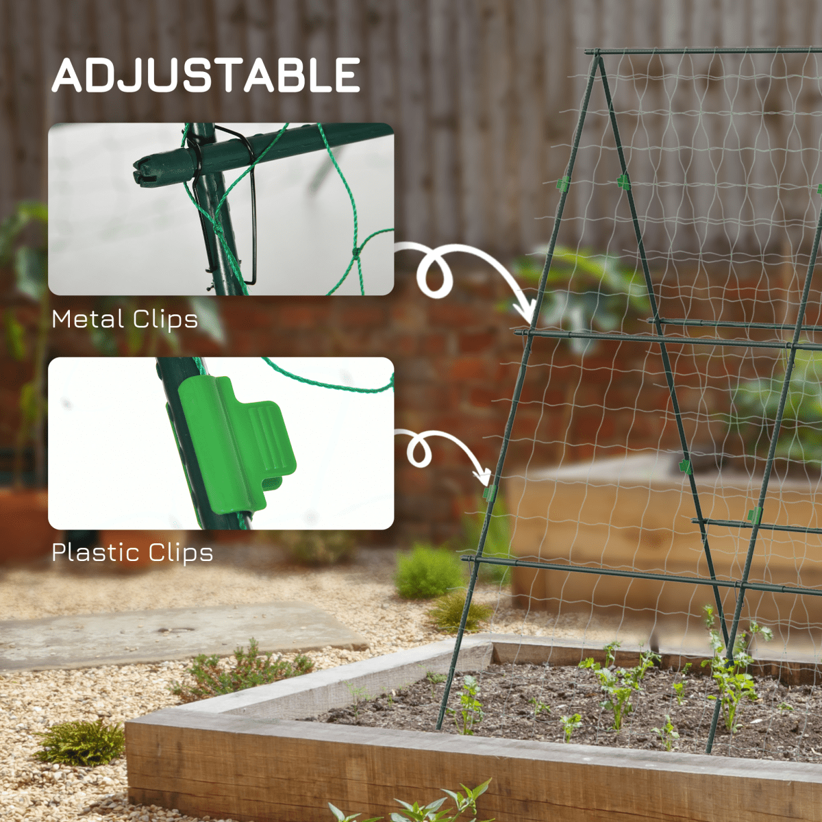 Outsunny A - Frame Garden Trellis - Ultimate Support for Climbing Plants! - plants - express.com