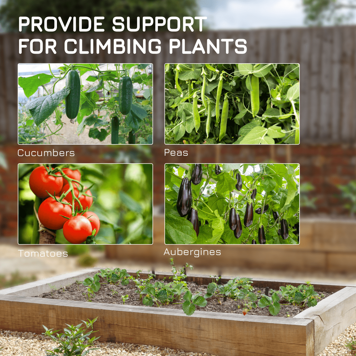 Outsunny A - Frame Garden Trellis - Ultimate Support for Climbing Plants! - plants - express.com