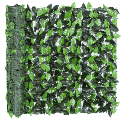 Outsunny Artificial Leaf Hedge Screen Privacy Fence Panel for Garden 3Mx1M - plants - express.com