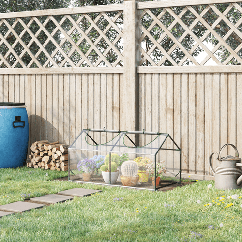 Outsunny Compact Greenhouse: Durable Plant House with 2 Venting Windows - plants - express.com