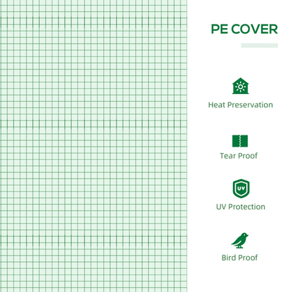 Outsunny Compact Mini Greenhouse - Sturdy Design with PE Cover, 119x60x60cm - plants - express.com