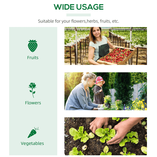 Outsunny Compact Mini Greenhouse - Sturdy Design with PE Cover, 119x60x60cm - plants - express.com