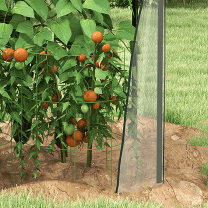Outsunny Compact Tomato Greenhouse with 2 Zipped Doors - Sturdy & Weatherproof - plants - express.com