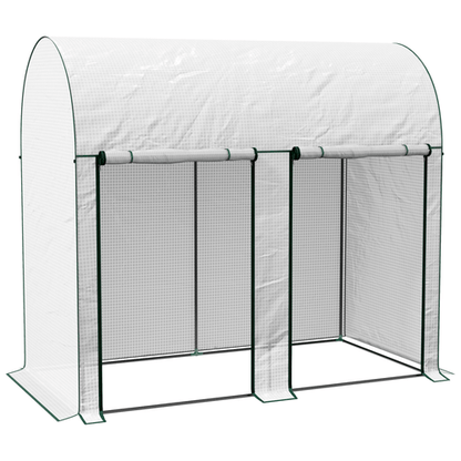 Outsunny Compact Tomato Greenhouse with Roll - Up Doors - Perfect Plant Protector! - plants - express.com