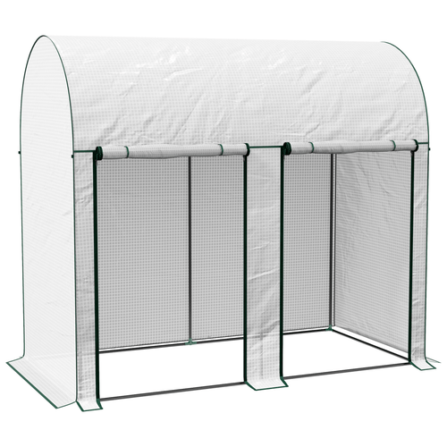 Outsunny Compact Tomato Greenhouse with Roll - Up Doors - Perfect Plant Protector! - plants - express.com