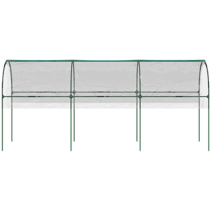 Outsunny Curved Tomato Greenhouse with Guy Ropes & Weatherproof Cover - plants - express.com