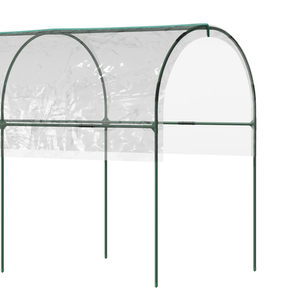 Outsunny Curved Tomato Greenhouse with Guy Ropes & Weatherproof Cover - plants - express.com