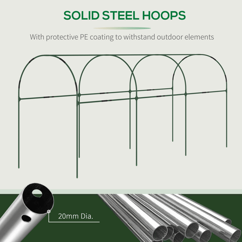 Outsunny Curved Tomato Greenhouse with Guy Ropes & Weatherproof Cover - plants - express.com