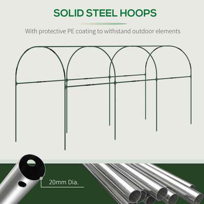 Outsunny Curved Tomato Greenhouse with Guy Ropes & Weatherproof Cover - plants - express.com