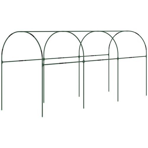 Outsunny Curved Tomato Greenhouse with Guy Ropes & Weatherproof Cover - plants - express.com