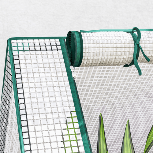 Outsunny Dual Raised Garden Bed & Greenhouse - Elevate Your Planting Experience! - plants - express.com