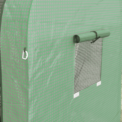 Outsunny Dual - Room Tomato Greenhouse with Roll - up Doors & Mesh Windows - plants - express.com