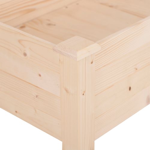 Outsunny Elevated Fir Wood Garden Planter Bed - Nurture Your Green Oasis - plants - express.com
