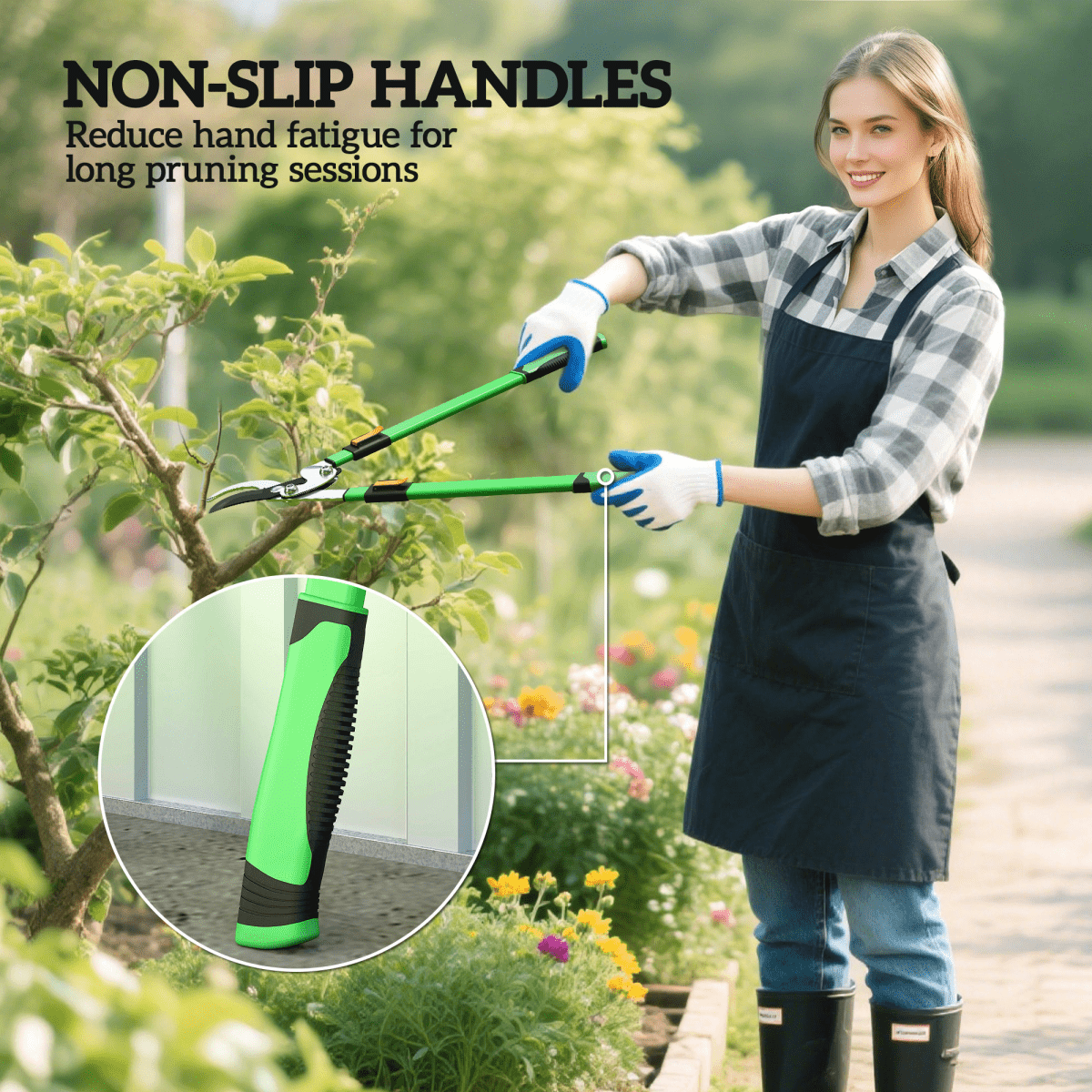 Outsunny Extendable Telescopic Loppers – Perfect for Effortless Garden Pruning! - plants - express.com
