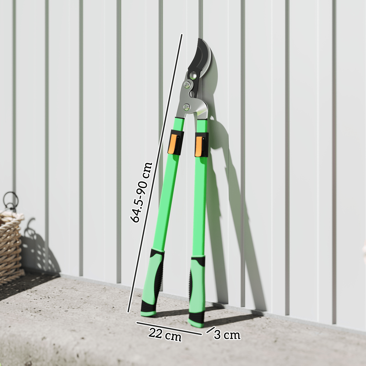 Outsunny Extendable Telescopic Loppers – Perfect for Effortless Garden Pruning! - plants - express.com