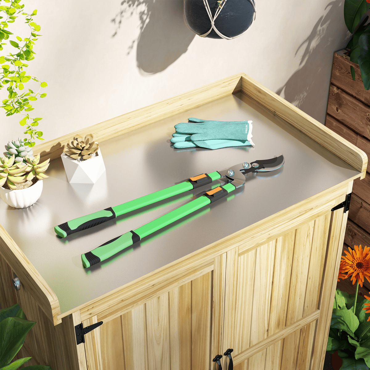 Outsunny Extendable Telescopic Loppers – Perfect for Effortless Garden Pruning! - plants - express.com
