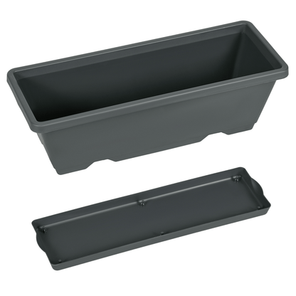 Outsunny Indoor Outdoor Vertical Raised Garden Bed with 5 Removable Tray - plants - express.com