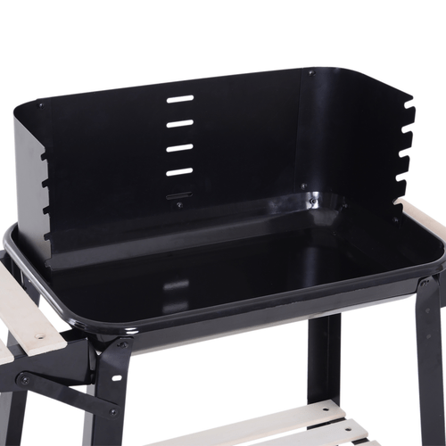 Outsunny Premium Charcoal BBQ Grill - 87cm | Adjustable, Durable & Spacious! - plants - express.com