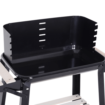 Outsunny Premium Charcoal BBQ Grill - 87cm | Adjustable, Durable & Spacious! - plants - express.com