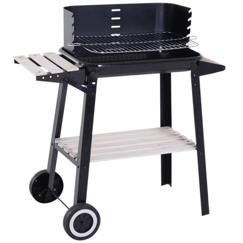 Outsunny Premium Charcoal BBQ Grill - 87cm | Adjustable, Durable & Spacious! - plants - express.com