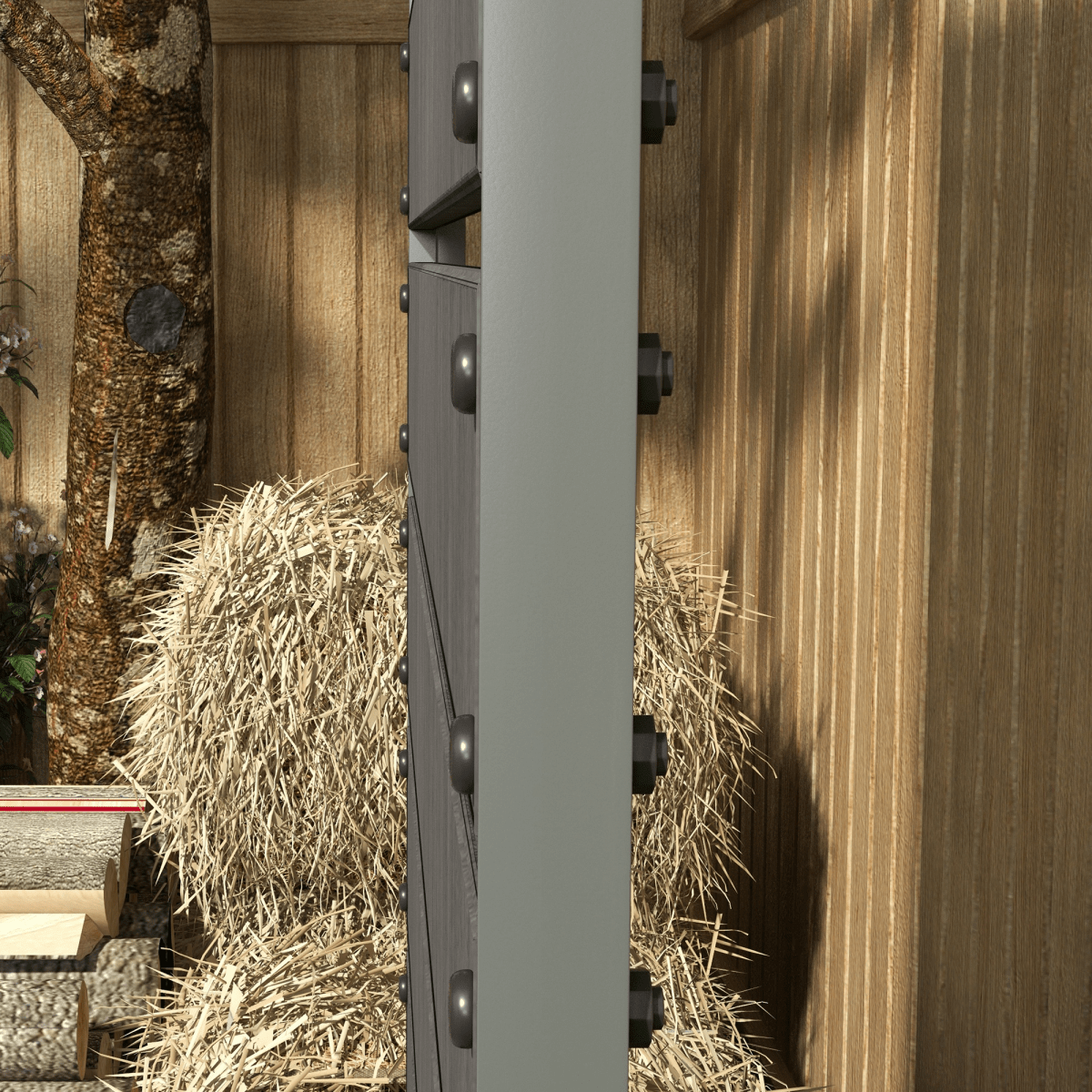 Outsunny Raised Garden Bed with Trellis - Dark Grey Patio Planter - plants - express.com