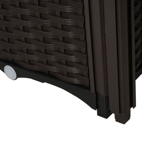 Outsunny Set of 2 Rattan - Effect Raised Garden Planter Boxes - Durable & Stylish - plants - express.com
