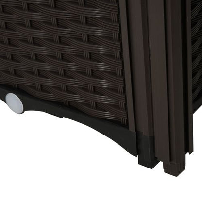 Outsunny Set of 2 Rattan - Effect Raised Garden Planter Boxes - Durable & Stylish - plants - express.com