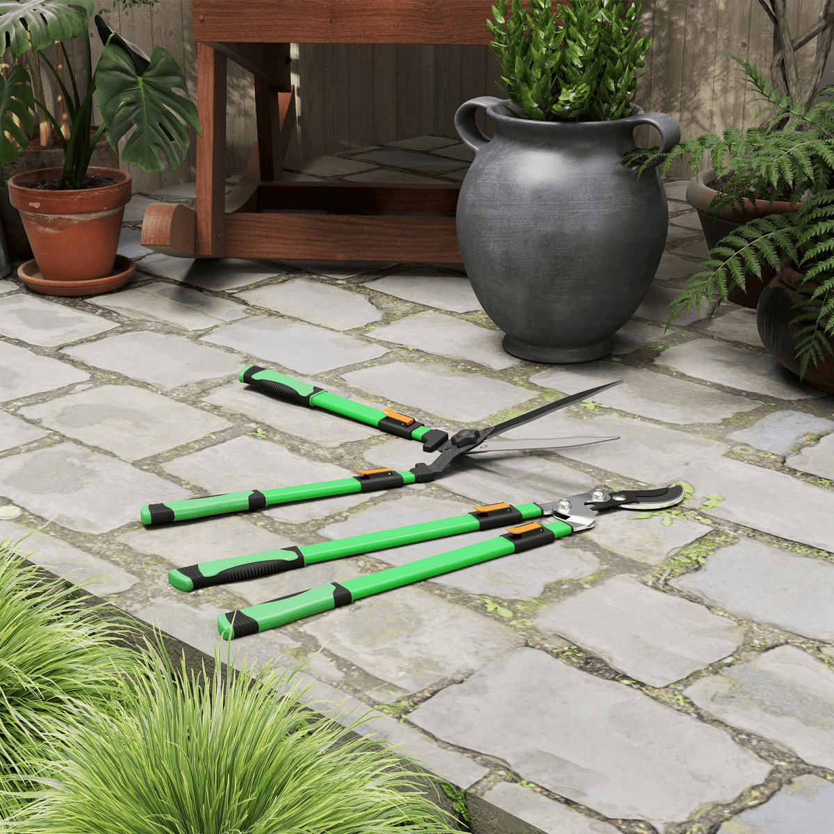 Outsunny Telescopic Garden Shears Set – Prune with Precision & Ease! - plants - express.com