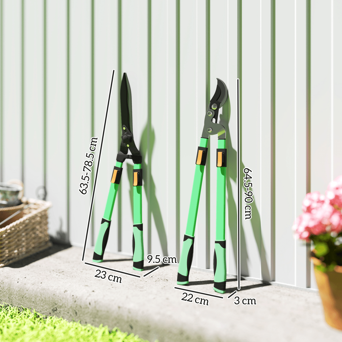 Outsunny Telescopic Garden Shears Set – Prune with Precision & Ease! - plants - express.com