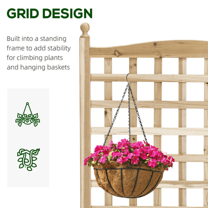 Outsunny Vertical Garden Bed with Trellis – Space - Saving Planter for Home & Outdoors - plants - express.com