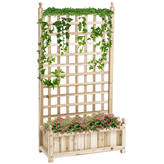 Outsunny Vertical Garden Bed with Trellis – Space - Saving Planter for Home & Outdoors - plants - express.com