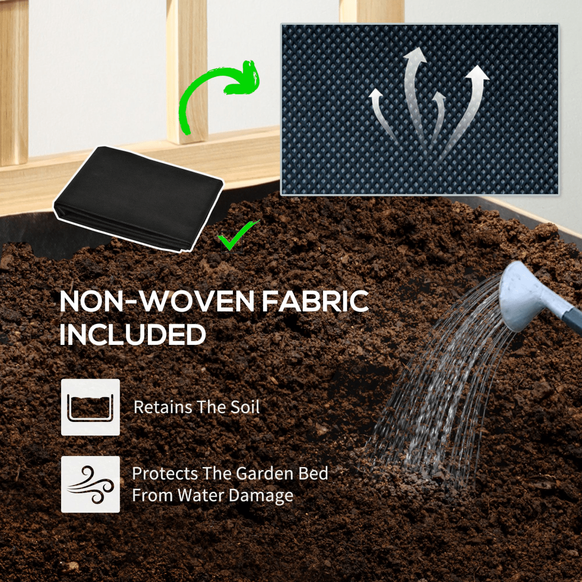 Outsunny Wooden Planter with Trellis – Perfect for Climbing Vines & Flowers - plants - express.com