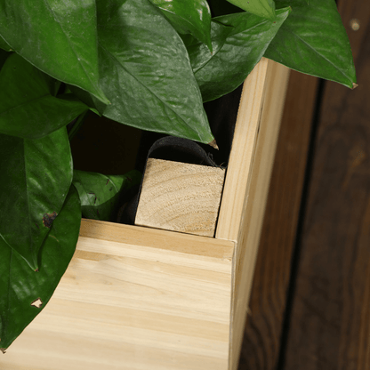Outsunny Wooden Planter with Trellis – Perfect for Climbing Vines & Flowers - plants - express.com