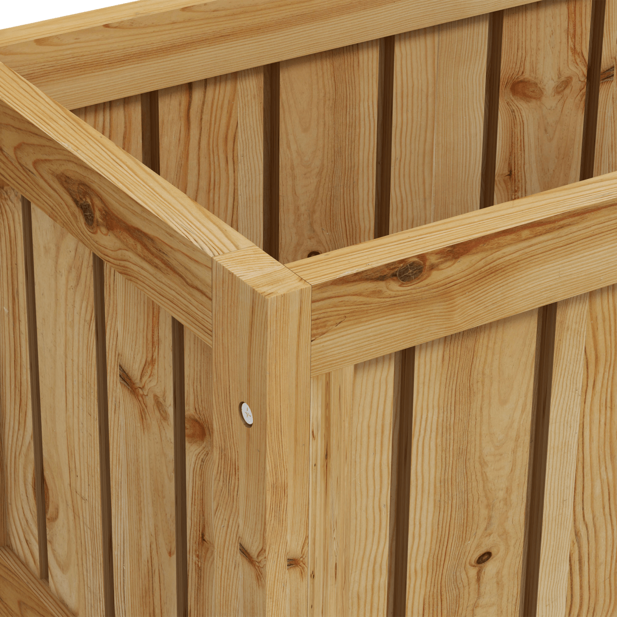 Outsunny Wooden Trellis Planter, Raised Garden Bed with Wheels and Bed Liner - plants - express.com