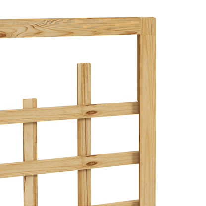 Outsunny Wooden Trellis Planter, Raised Garden Bed with Wheels and Bed Liner - plants - express.com