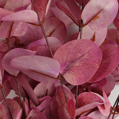 Pack of 6 Realistic Pink Eucalyptus Stems - 80cm Silk Foliage Decor - plants - express.com