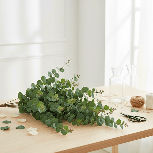 Pack of 6 x 100cm Artificial Eucalyptus Foliage - plants - express.com