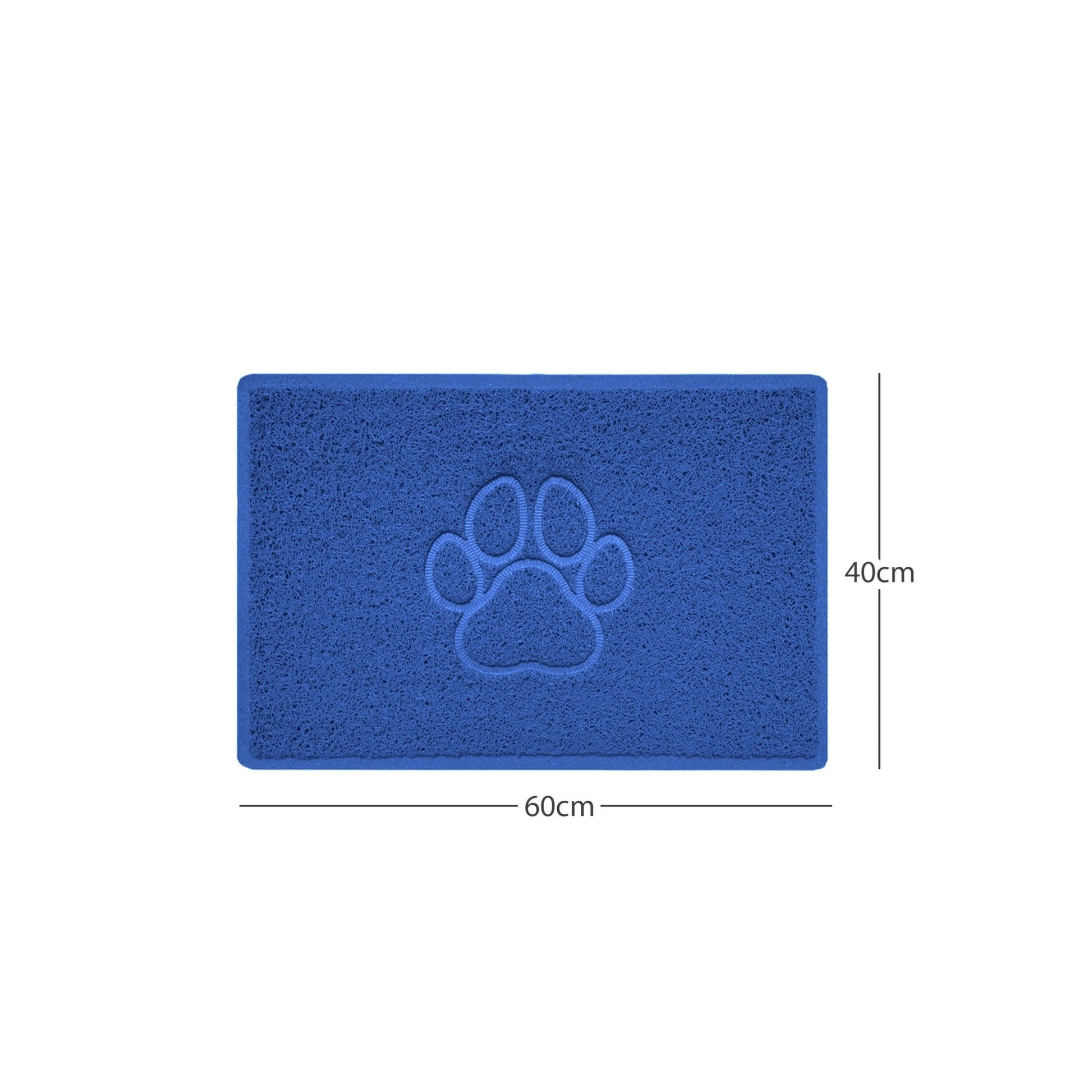 "Paw Print" Embossed Loofah Textured Spaghetti Door Mat - plants - express.com