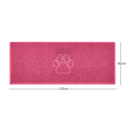"Paw Print" Embossed Loofah Textured Spaghetti Door Mat - plants - express.com