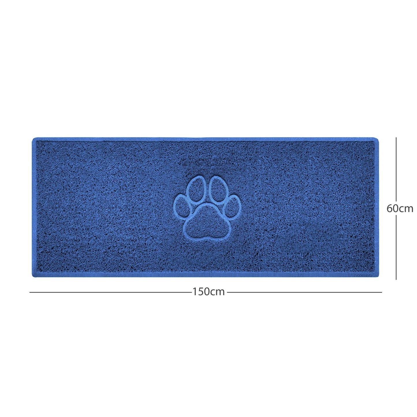 "Paw Print" Embossed Loofah Textured Spaghetti Door Mat - plants - express.com