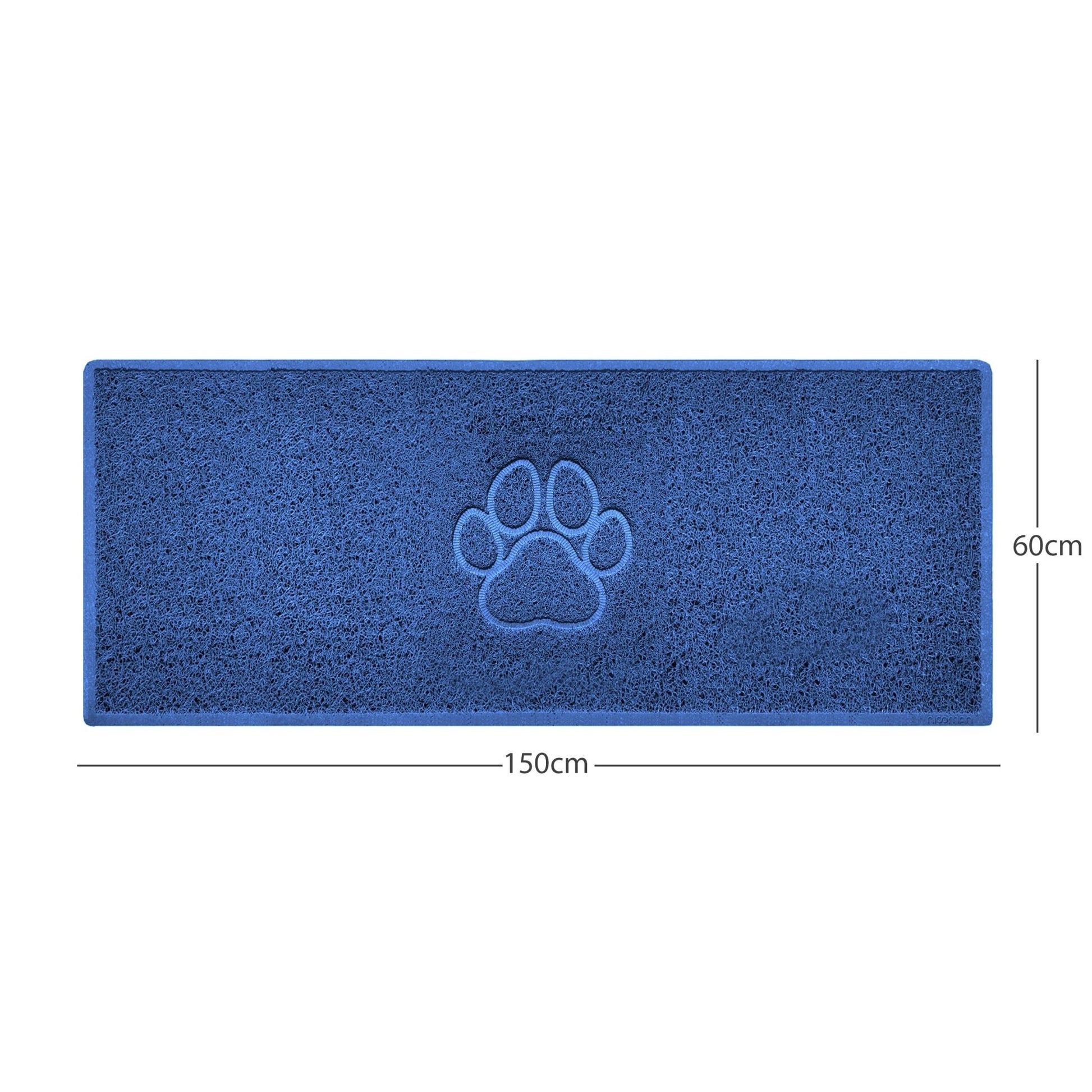 "Paw Print" Embossed Loofah Textured Spaghetti Door Mat - plants - express.com