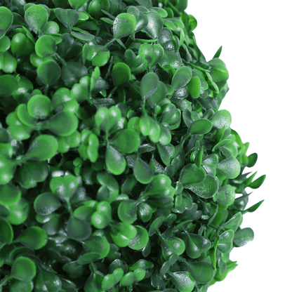 PE Set of 2 Artificial Boxwood Three Balls Topiary Plant Tree's Green - plants - express.com