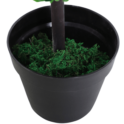 PE Set of 2 Artificial Boxwood Three Balls Topiary Plant Tree's Green - plants - express.com