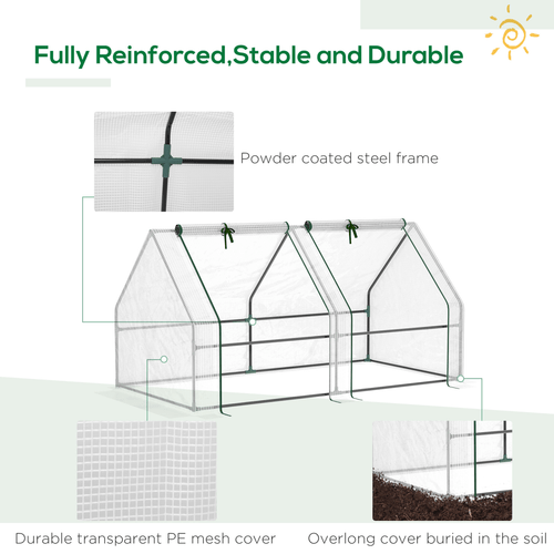 Portable Mini Greenhouse for Plants & Vegetables - Robust, Easy Access Design - plants - express.com