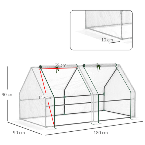Portable Mini Greenhouse for Plants & Vegetables - Robust, Easy Access Design - plants - express.com