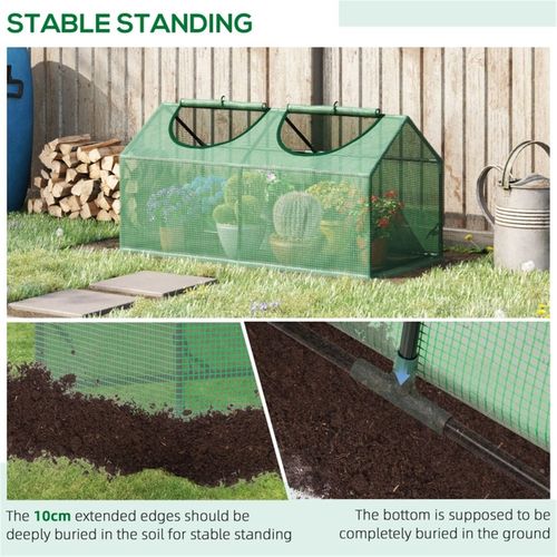 Portable Mini Walk - in Greenhouse: Extend Your Growing Season Anywhere! - plants - express.com