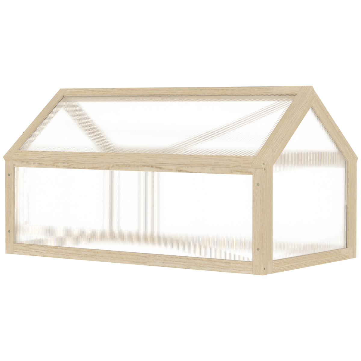 Portable Wooden Cold Frame Greenhouse - Extend Growing Season Effortlessly! - plants - express.com